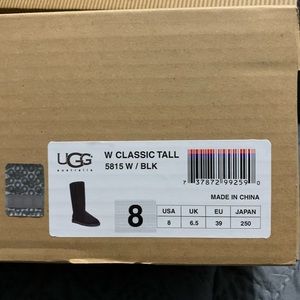 Size 8 Black Tall Uggs
